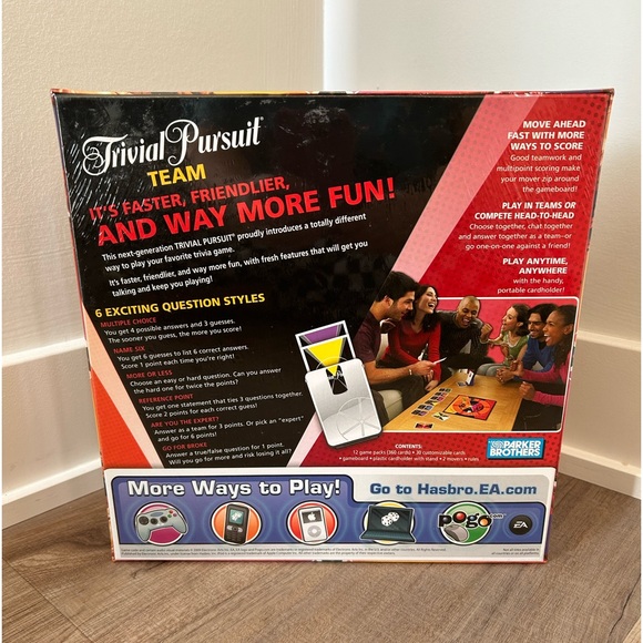 New and Sealed Trivial Pursuit Team Board Game - Picture 2 of 2
